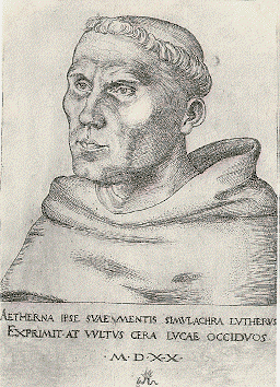 Maartn Luther als monnik